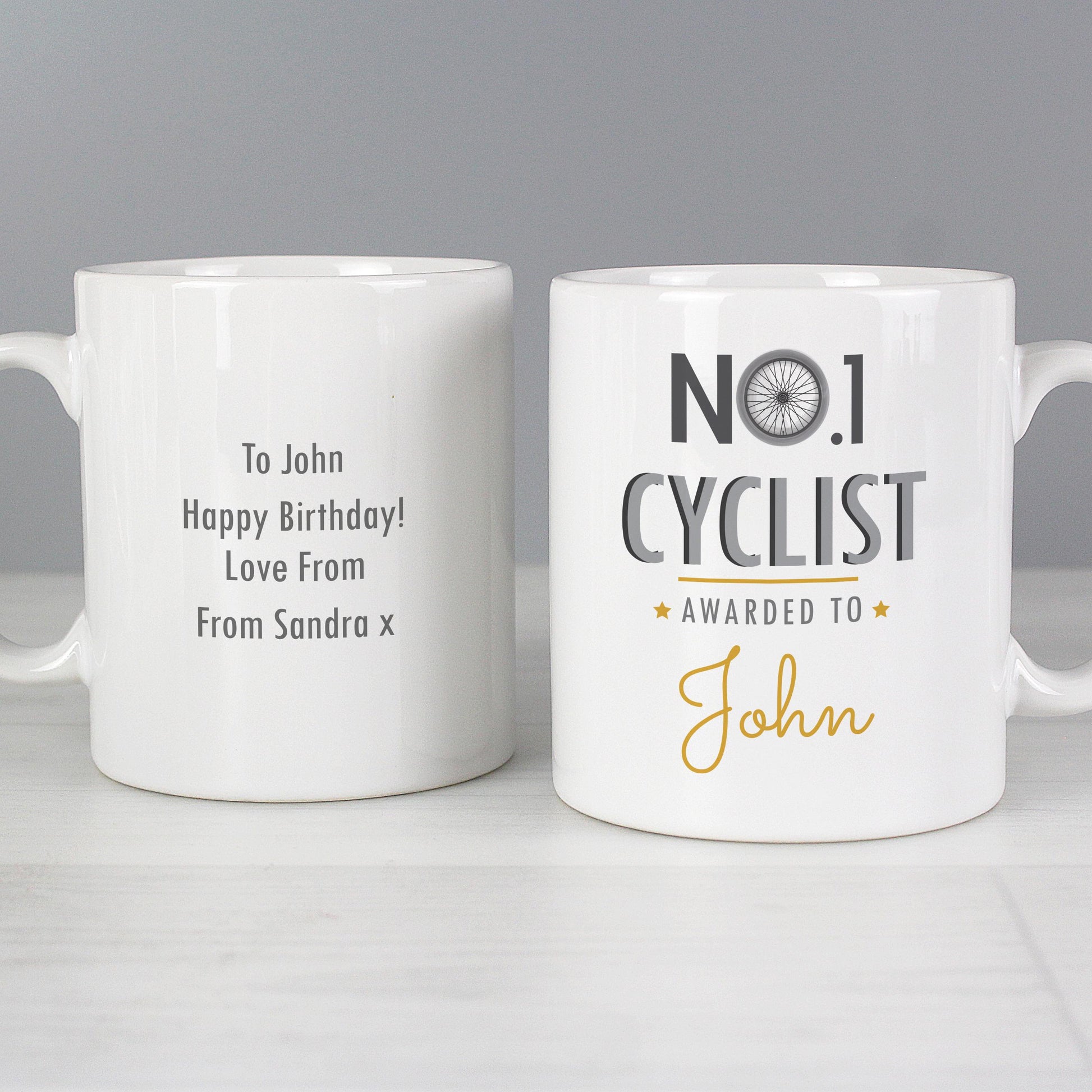 Personalised No.1 Cyclist Mug - Mug - Inspired Creative Gifts