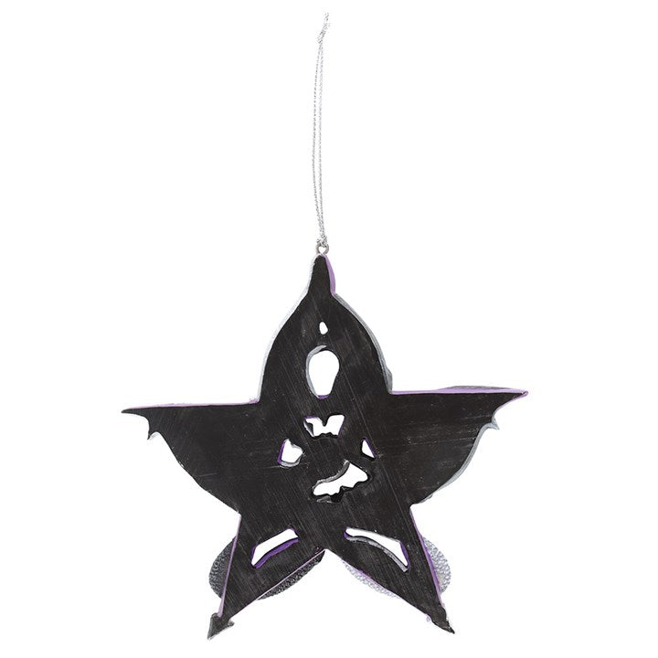 Pentagram Dragon Hanging Ornament by Anne Stokes - Inspired Creative Gifts