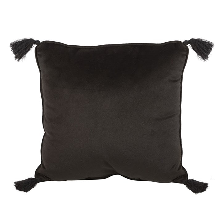 35cm Square Black Astrology Wheel Cushion - Inspired Creative Gifts