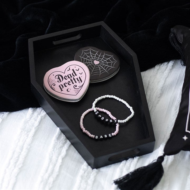 Plain Black Coffin Trinket Tray - Inspired Creative Gifts