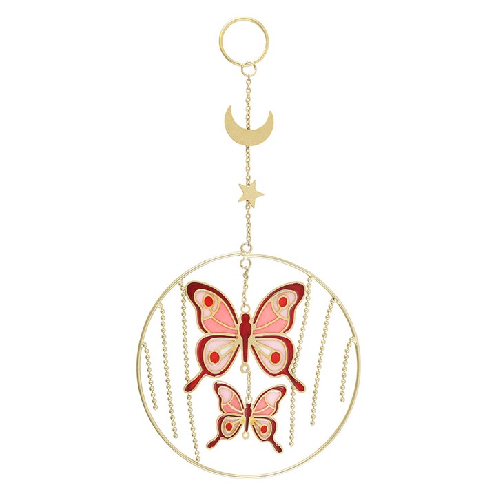 Pink Butterfly Hanging Decoration - Inspired Creative Gifts