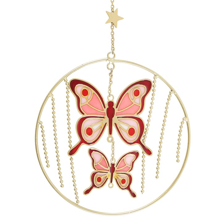 Pink Butterfly Hanging Decoration - Inspired Creative Gifts