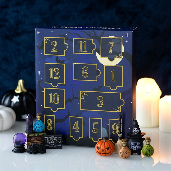 Shelf of Shadows 12-Day Halloween Advent Calendar - Ornaments - Inspired Creative Gifts