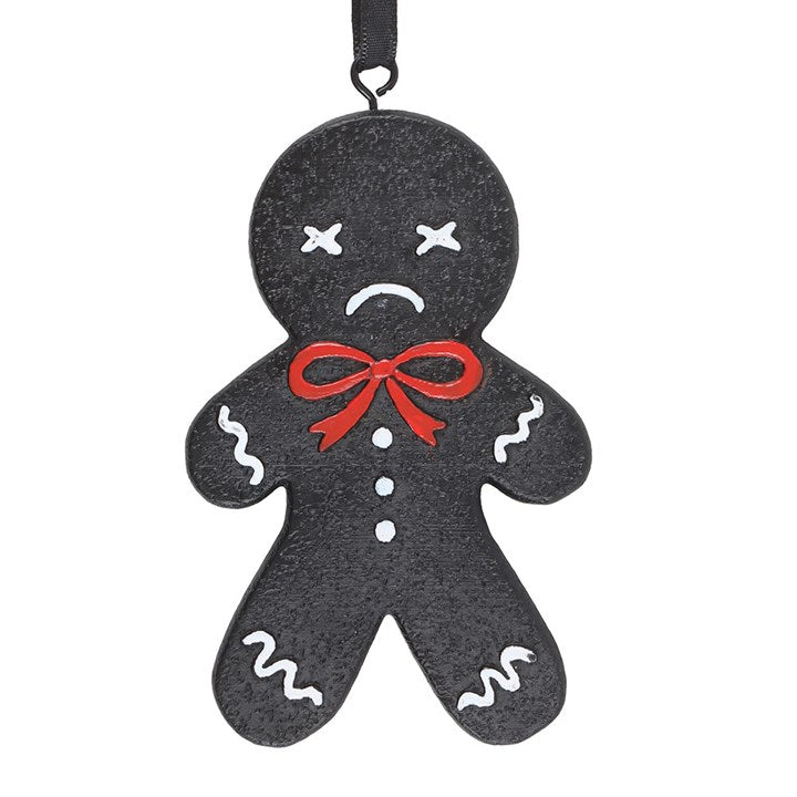 Black Gingerdead Man Hanging Ornament - Inspired Creative Gifts