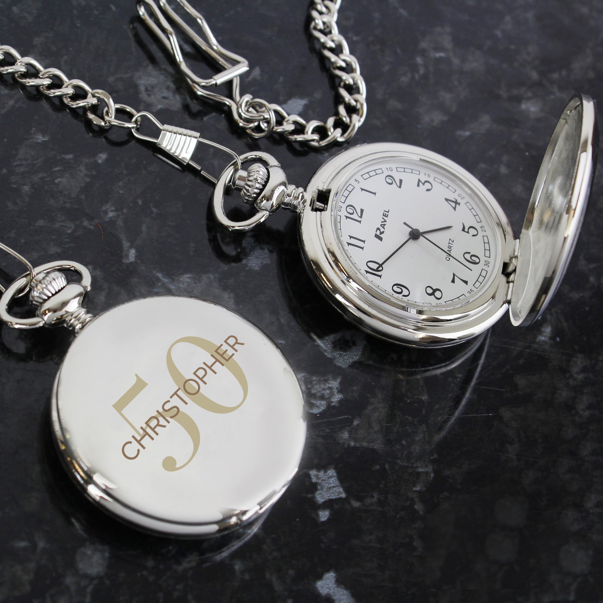 Personalised Birthday Big Age Pocket Fob Watch - Clocks & Watches - Inspired Creative Gifts