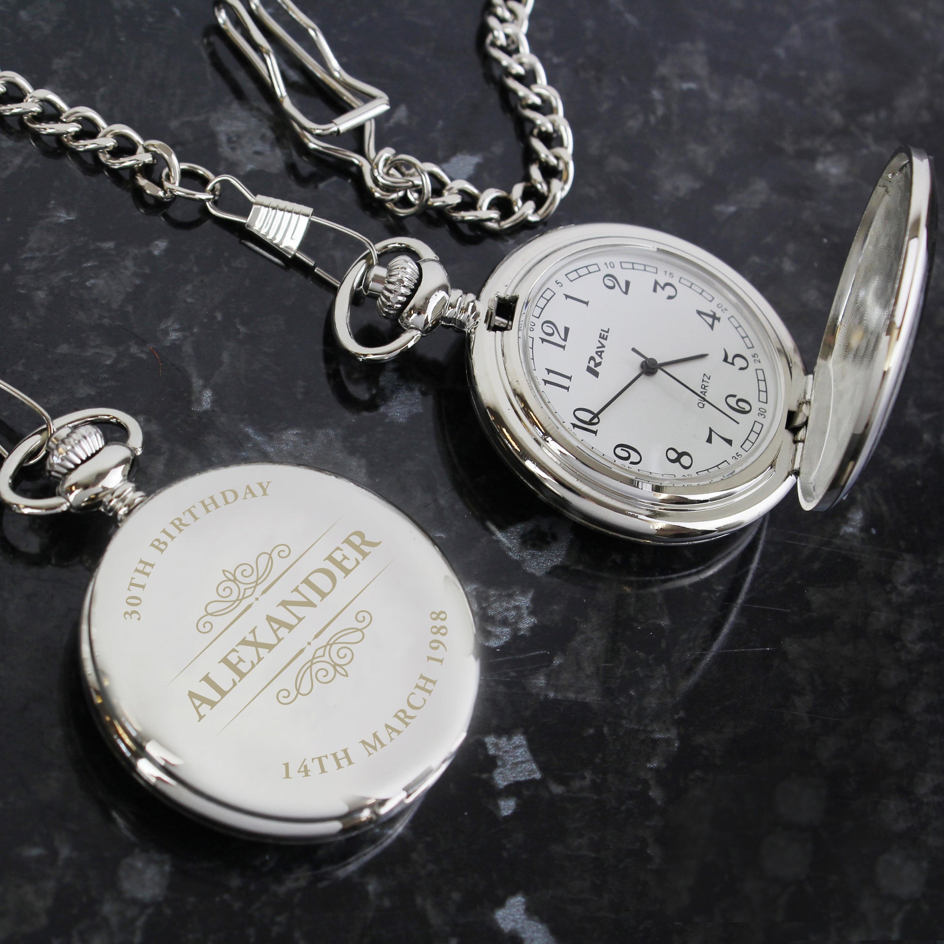 Personalised Classic Pocket Fob Watch - Clocks & Watches - Inspired Creative Gifts