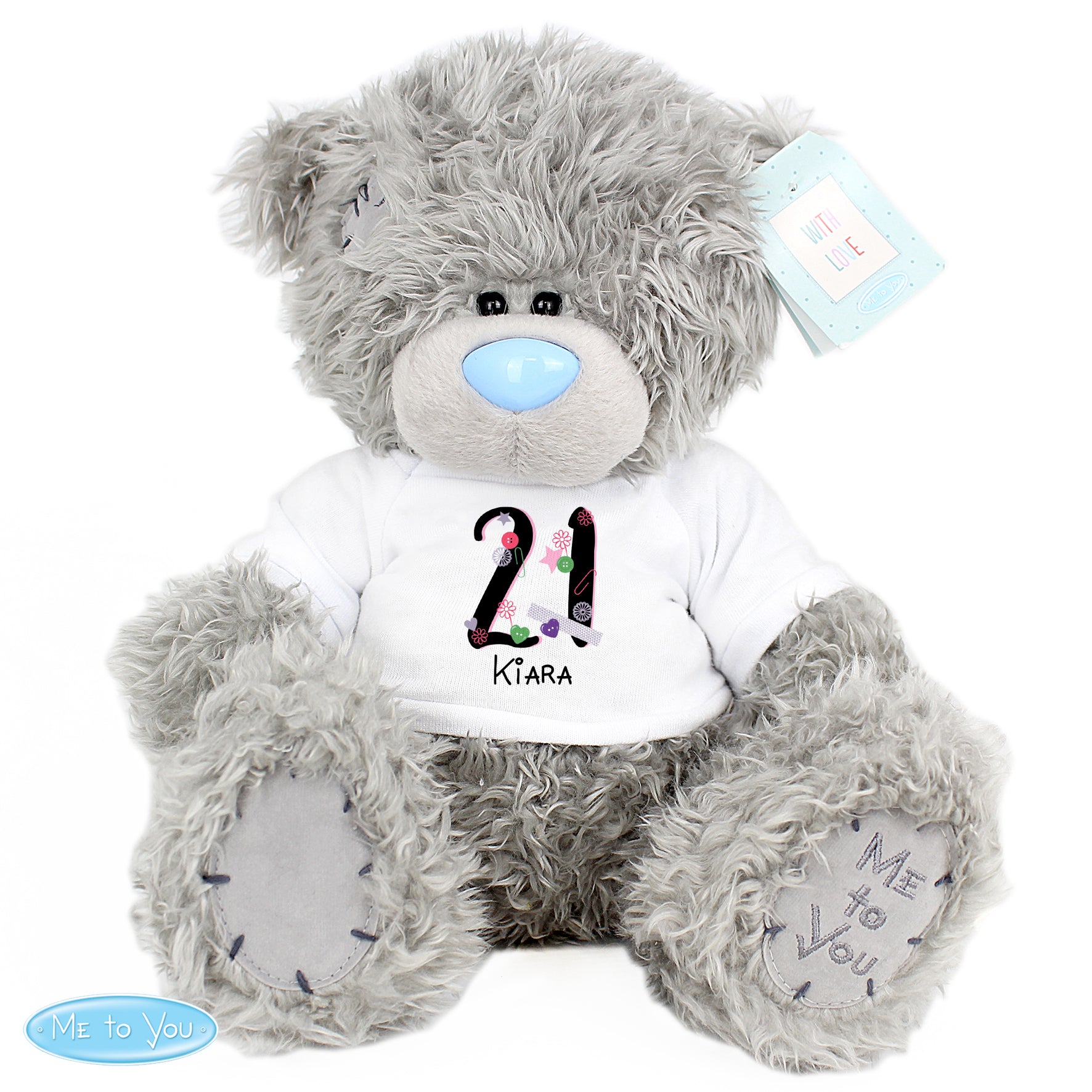 Personalised Me to You Bear Birthday Big Age - Plush Soft Toy - Inspired Creative Gifts