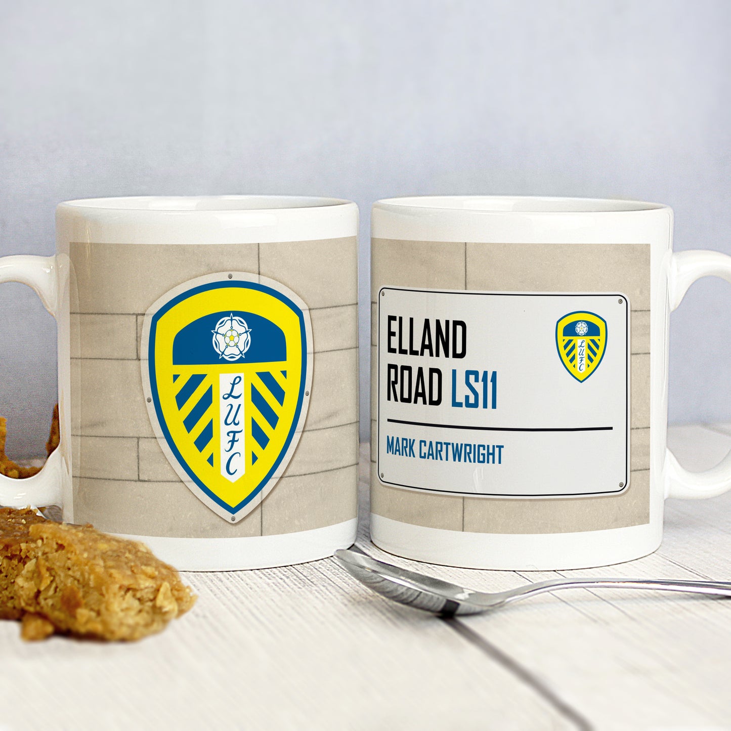 Leeds United FC Street Sign Personalised Mug - Inspired Creative Gifts