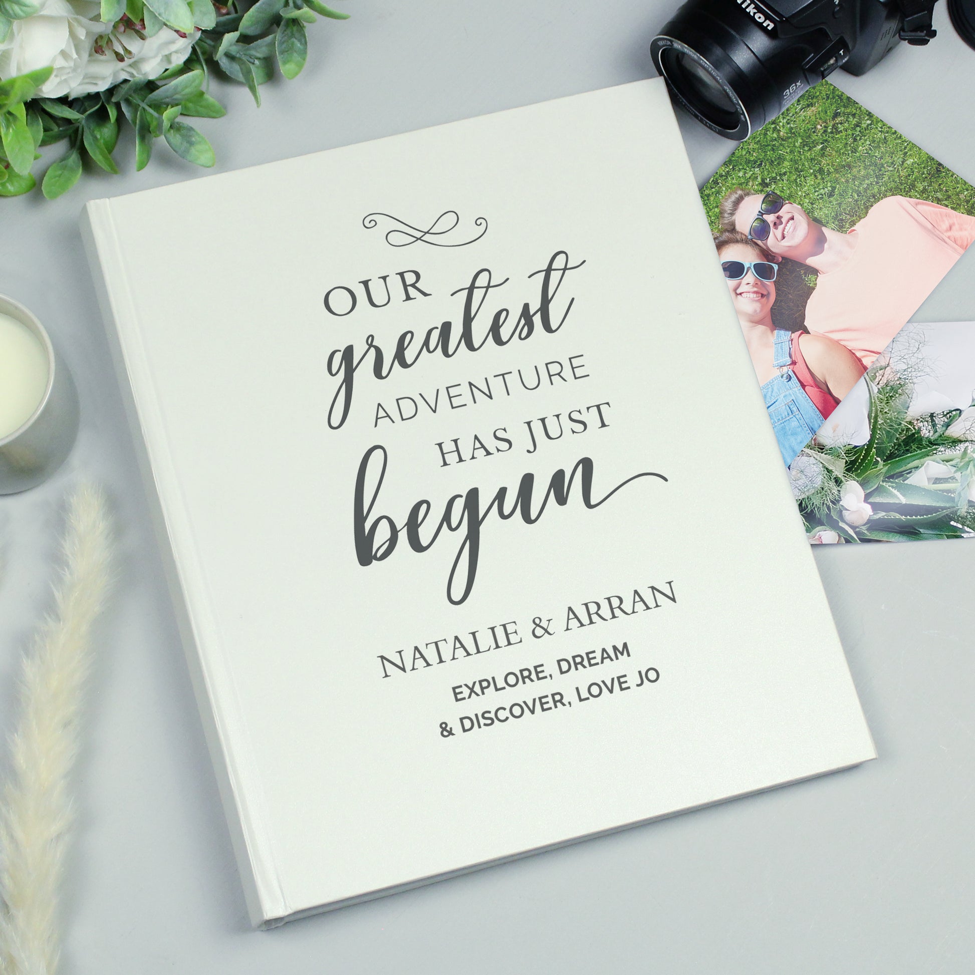 Personalised Our Greatest Adventure Traditional Photo Album - Photo Album - Inspired Creative Gifts