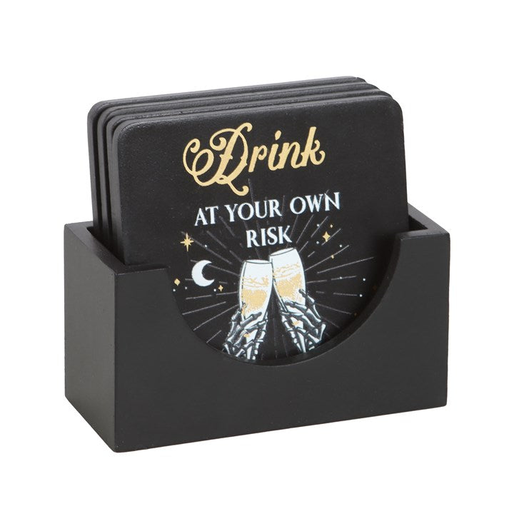 Til Death Do Us Party Coaster Set - Inspired Creative Gifts