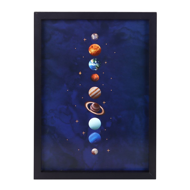 Solar System Framed Wall Print - Inspired Creative Gifts