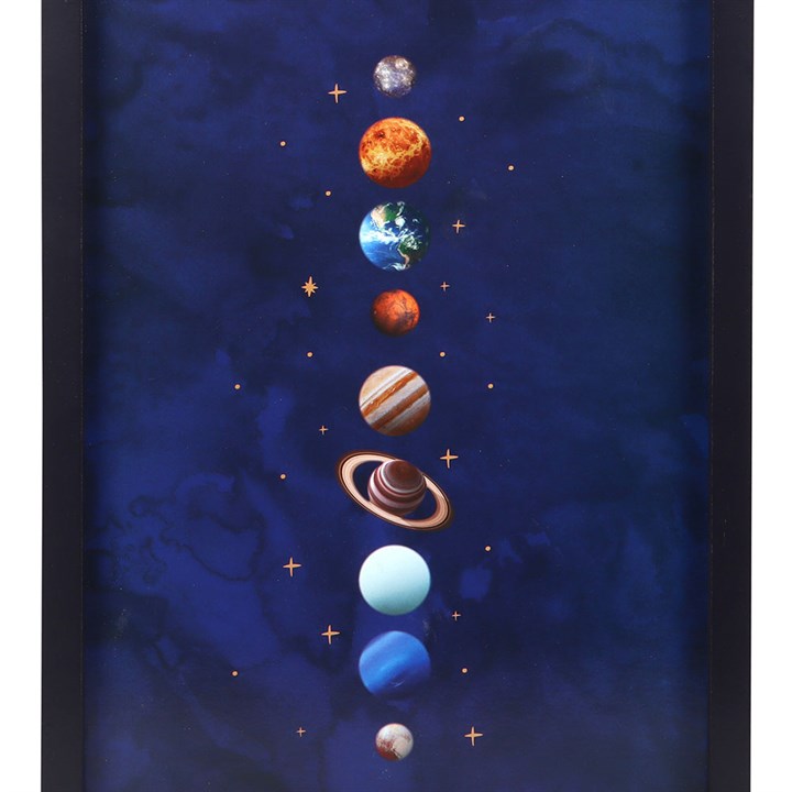 Solar System Framed Wall Print - Inspired Creative Gifts