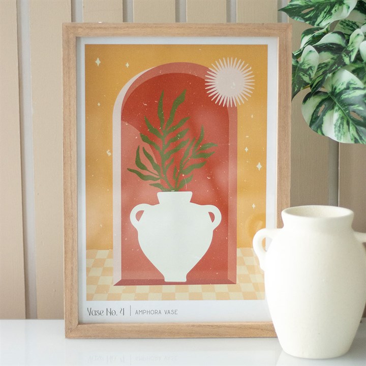 Vase No.4 Framed Wall Art Print - Inspired Creative Gifts