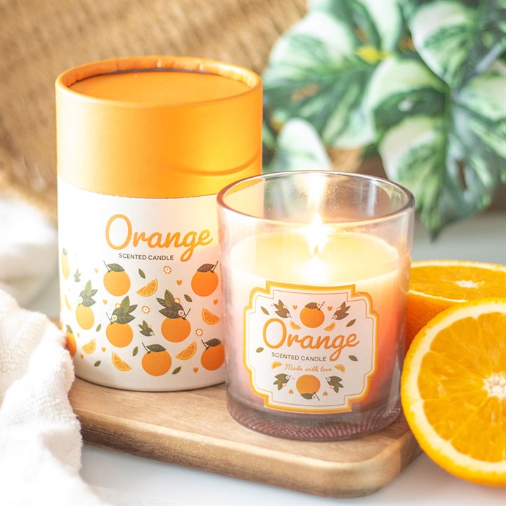 Orange Scented Candle - Candles - Inspired Creative Gifts