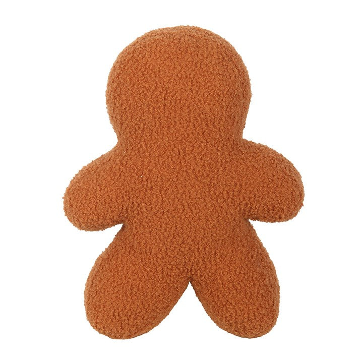 Gingerbread Man Boucle Cushion - Inspired Creative Gifts