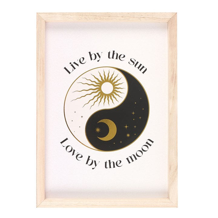 Yin Yang Framed Wall Art Print - Inspired Creative Gifts