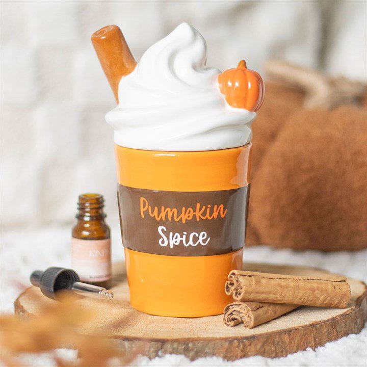 Pumpkin Spice Latte Oil Burner and Wax Warmer | Inspired Creative Gifts | UK Supplier