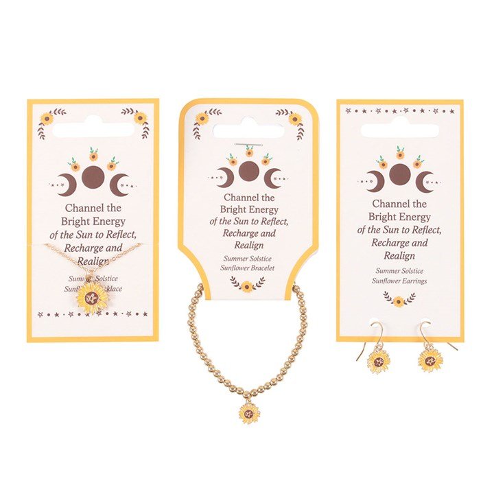 Set of 18 Summer Solstice Jewellery Pieces on Display | Inspired Creative Gifts | UK Supplier