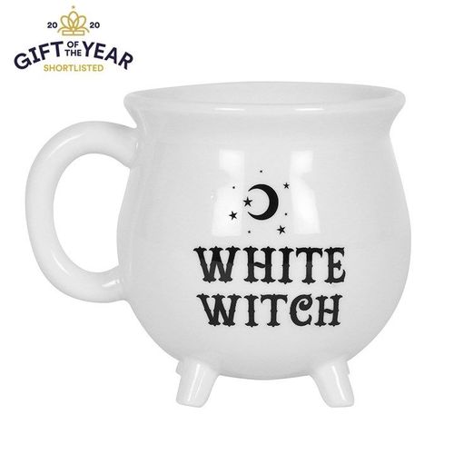 White Witch Cauldron Mug - Mugs - Inspired Creative Gifts