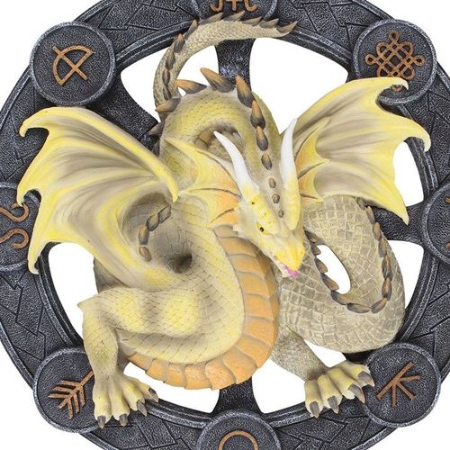 Mabon Dragon Resin Wall Plaque by Anne Stokes - Inspired Creative Gifts