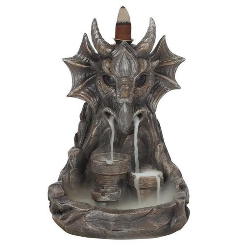 Grey Dragon Backflow Incense Burner - Backflow Burners & Cones - Inspired Creative Gifts