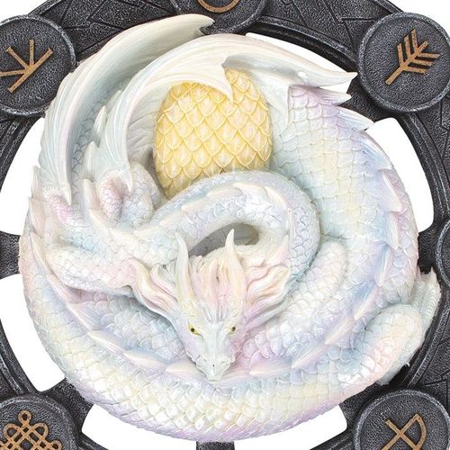 Ostara Dragon Resin Wall Plaque by Anne Stokes - Inspired Creative Gifts