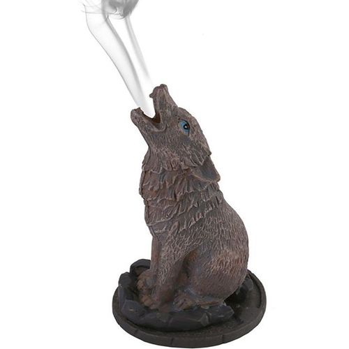 Wolf Incense Cone Holder by Lisa Parker - Incense Holders - Inspired Creative Gifts