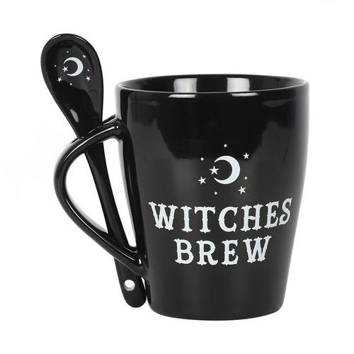 Witches Brew Mug and Spoon Set - Mugs - Inspired Creative Gifts