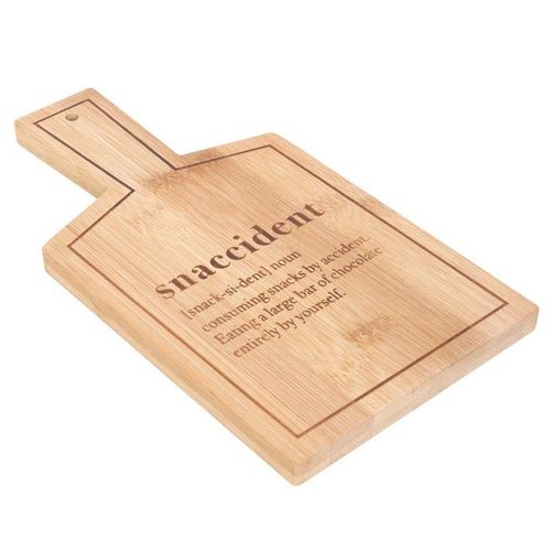 Snaccident Bamboo Serving Board - Inspired Creative Gifts