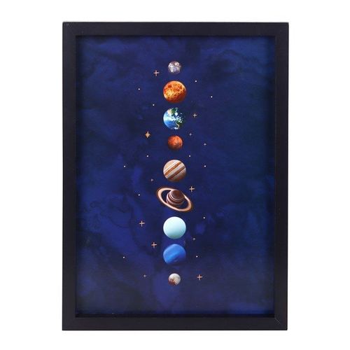 Solar System Framed Wall Print - Inspired Creative Gifts