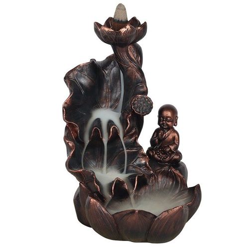 Bronze Effect Buddha Backflow Incense Burner - Backflow Burners & Cones - Inspired Creative Gifts