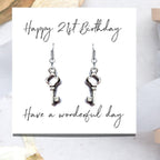 Happy 21st Birthday Earrings Mini Gift Hamper
