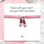 Ballet Shoes Friendship Bracelet Mini Gift Hamper | Womans Bracelet | Inspired Creative Gifts