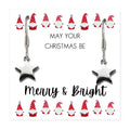 Silver Star Earrings - Merry & Bright Christmas Card Gift | Mother's Day Gift