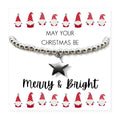 Star Beaded Bracelet - Merry & Bright Christmas Gift Card | Womans Bracelet | Inspired Creative Gifts