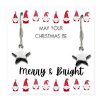 Merry & Bright Christmas Mini Gift Hamper with Silver Star Earrings | Mother's Day Gift