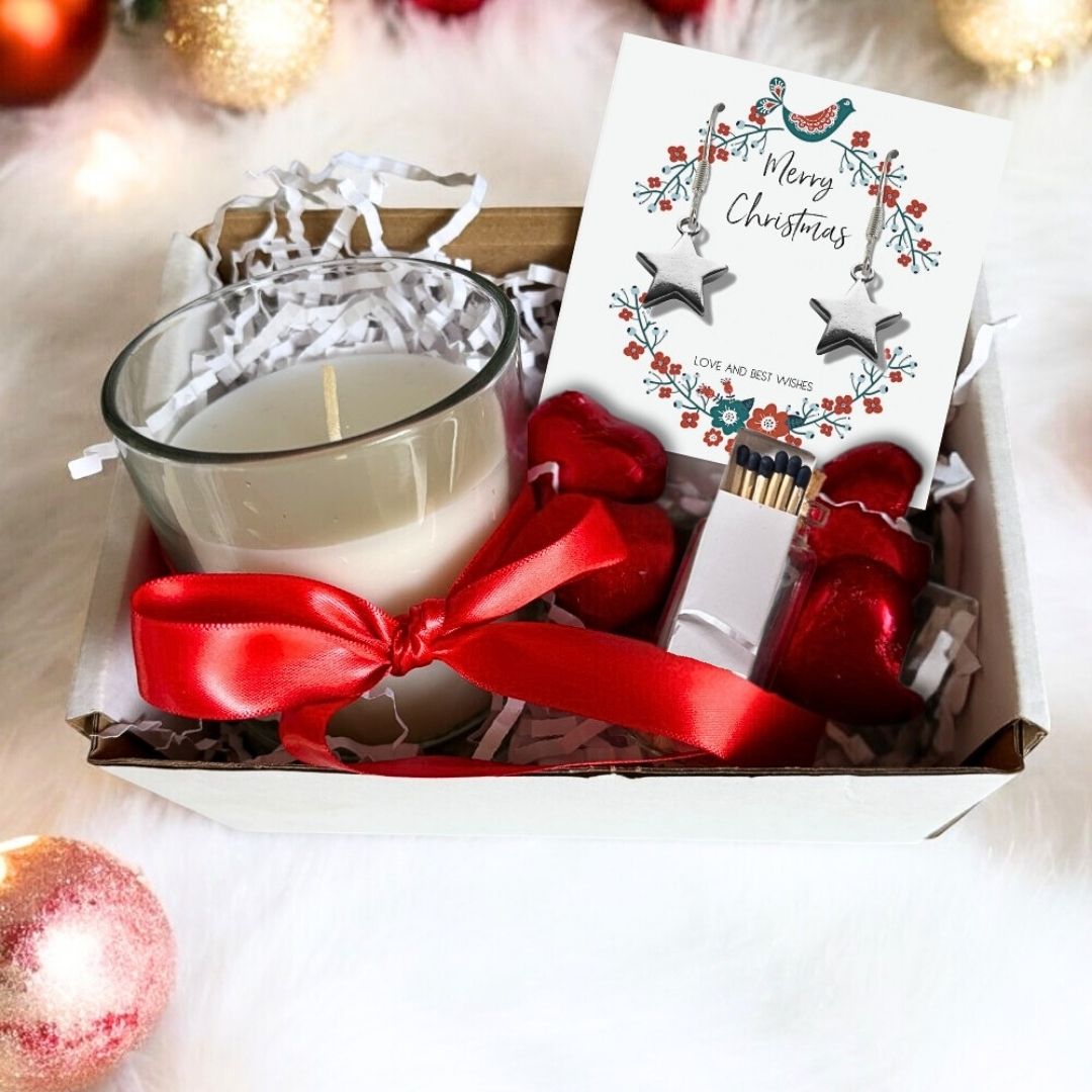 Small Merry Christmas Star Gift Hamper | Earrings | Mother's Day Gift