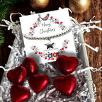 Christmas Star Mini Gift Hamper with Silver Bracelet for Mother's Day