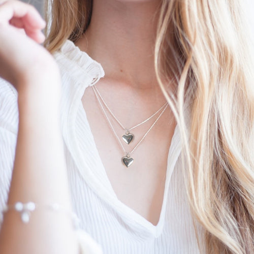 Bridesmaids Heart Necklace & Thank You Gift Card | Woman's Necklace | Inspired Creative Gifts