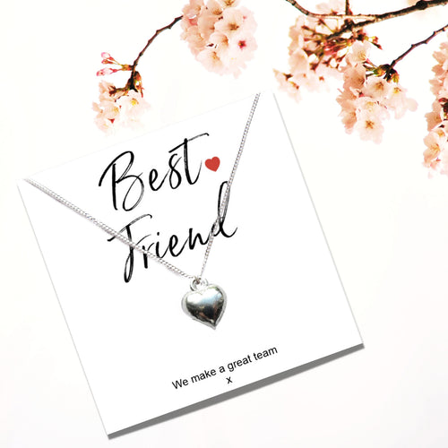 Best Friend Necklace & Card Gift | Woman's Necklace | Inspired Creative Gifts