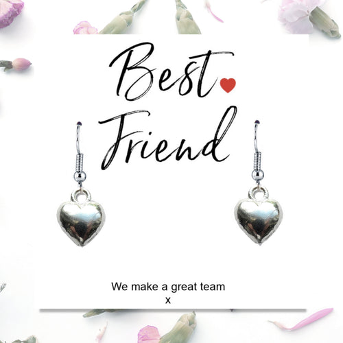 Best Friend Earrings & Card Gift | Earrings | Inspired Creative Gifts