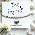 Small Best Dog Mum Gift Hamper | Bracelet, Chocolates & Candle
