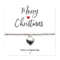 Puff Heart Bracelet & Merry Christmas Gift Card