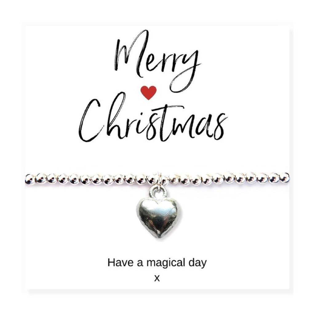 Small Merry Christmas Gift Hamper | Bracelet, Chocolates & Candle