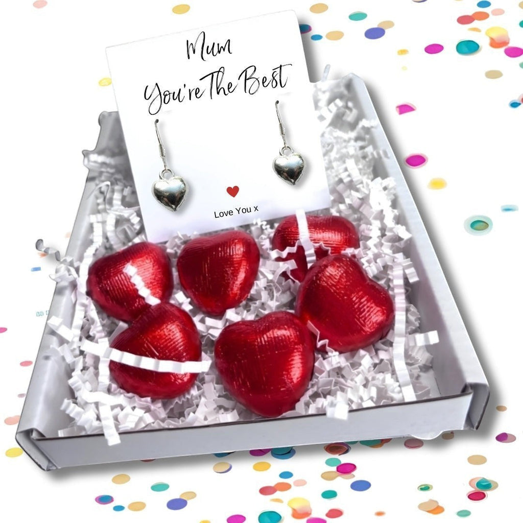 Personalised Mum You're The Best Earring Gift Hamper