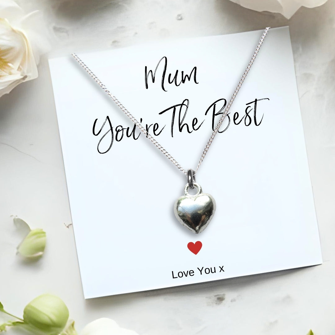 Personalised Mum You're The Best Necklace Gift Hamper