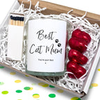 Best Cat Mum Candle Gift Set