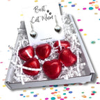 Best Cat Mum Mini Gift Hamper Silver Heart Earrings