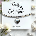 Small Best Cat Mum Gift Hamper | Bracelet, Chocolates & Candle