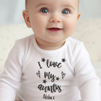 Black & White I Love My Mummy Baby Outfit: Bib, Vest, Baby Grow